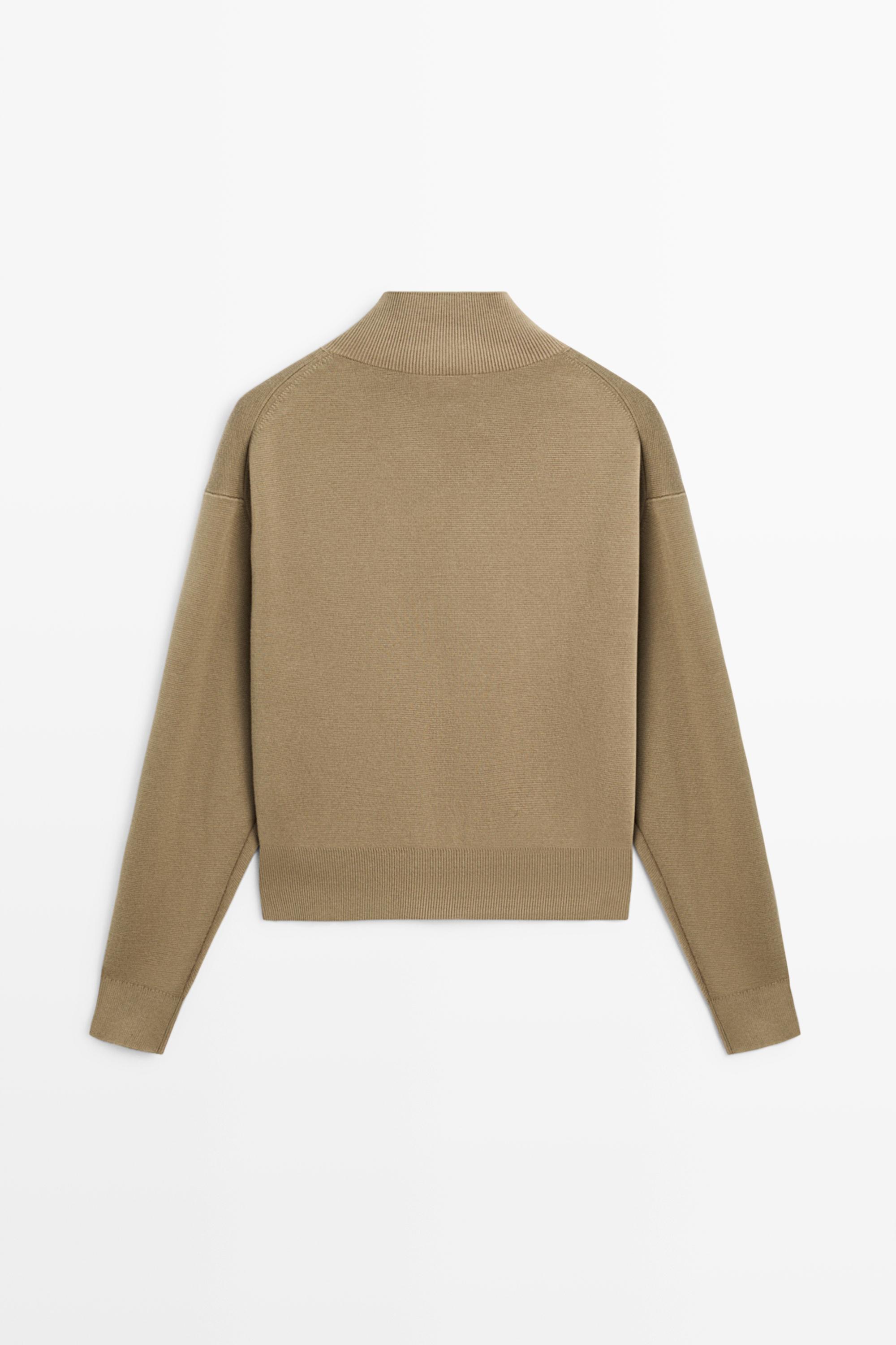 100% cotton double-breasted cardigan